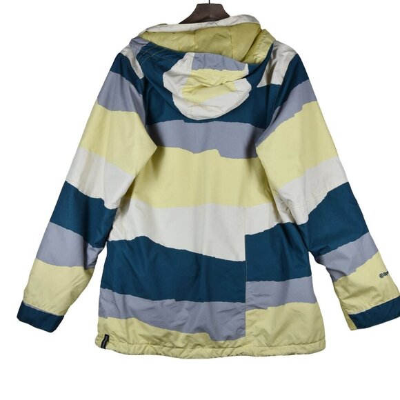 Special Blend Women’s Jacket Ski Snowboard Size XL Yellow Teal - Picture 2 of 12